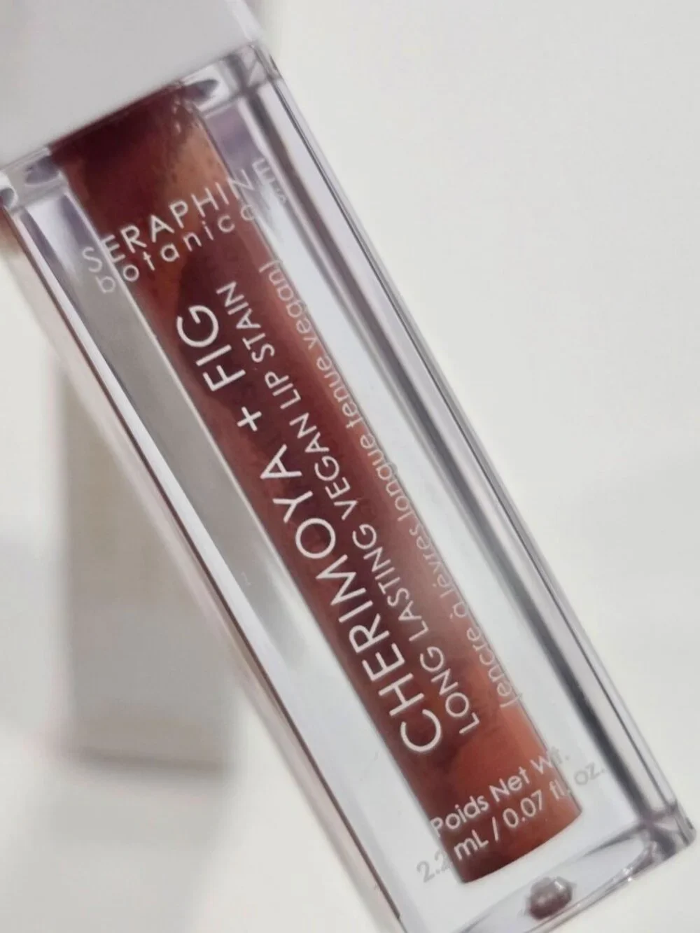 Seraphine Botanicals ✦ Cherimoya + Fig Lip Stain Latte ✦ Long-Lasting 0.07oz NWT